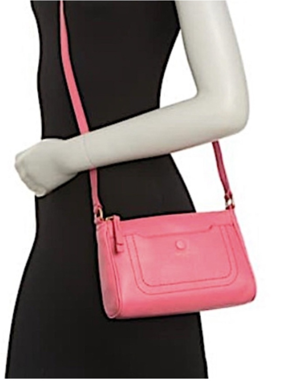 Marc Jacobs Cupid Pink Pebbled Leather Crossbody